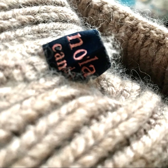 NORLA CANADA Fun Ribbed Knit Beanie Cap Faux Fur Pompom - Picture 2 of 6